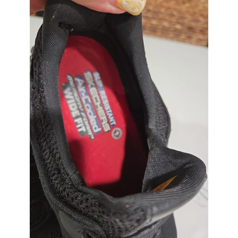 Men's Skechers WORK Slip Resistant Air-Cooled Memory Foam Wide Fit Shoes SB7